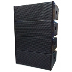 dual 6 inch line array speaker