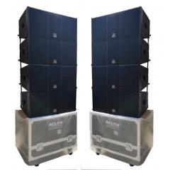 dual 10inch active line array speaker