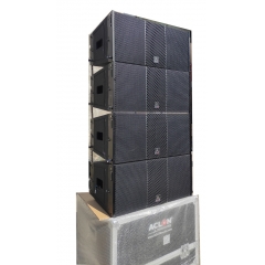dual 8inch active line array speaker
