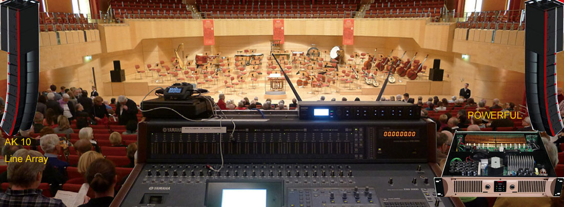 Powerful AK 10 line array